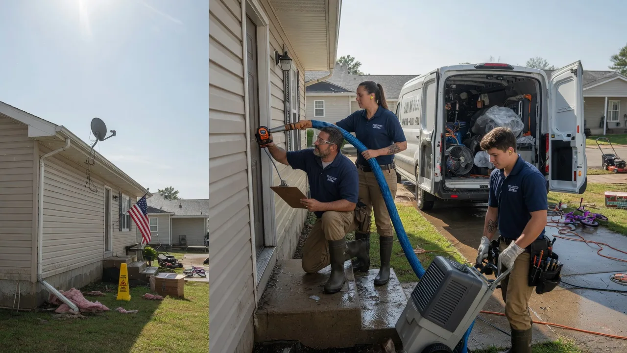 Ceiling Water Damage Restoration in Onida, SD near me